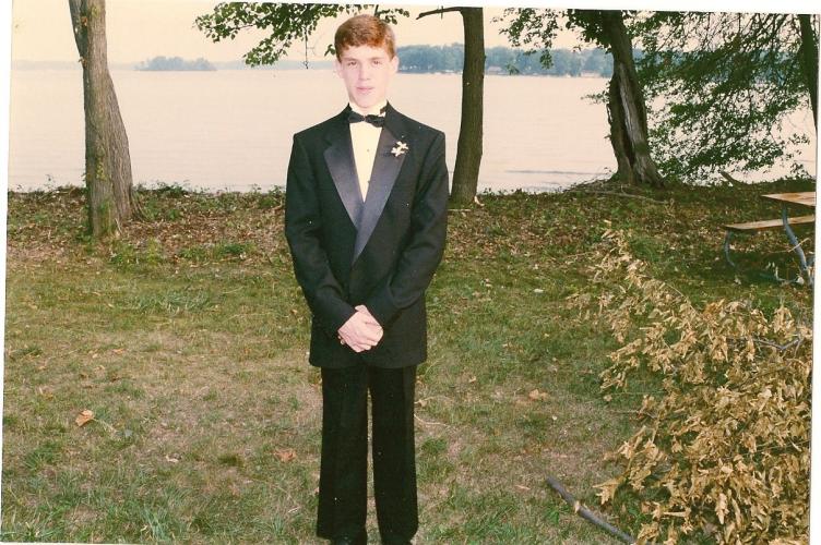 Matthew at Aunt JanXs Wedding - 11 years old.