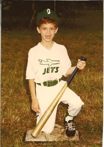 Matthew at Baseball 7 years old